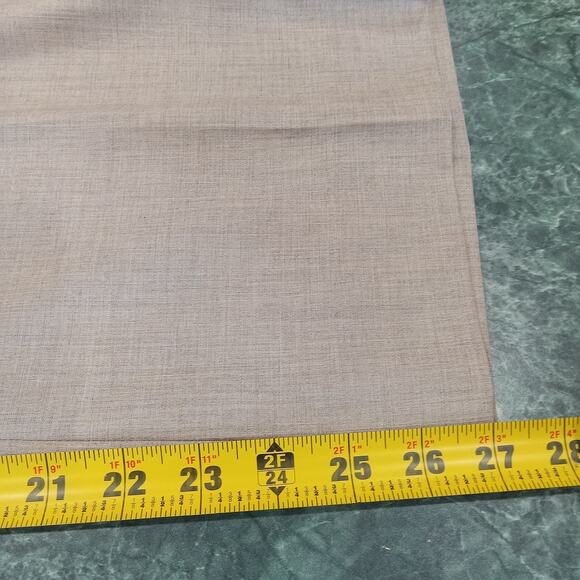 Isaac Mizrahi Dress Pants Womens 14 Brown Wool Blend Woven Straight Leg Career - Picture 10 of 12